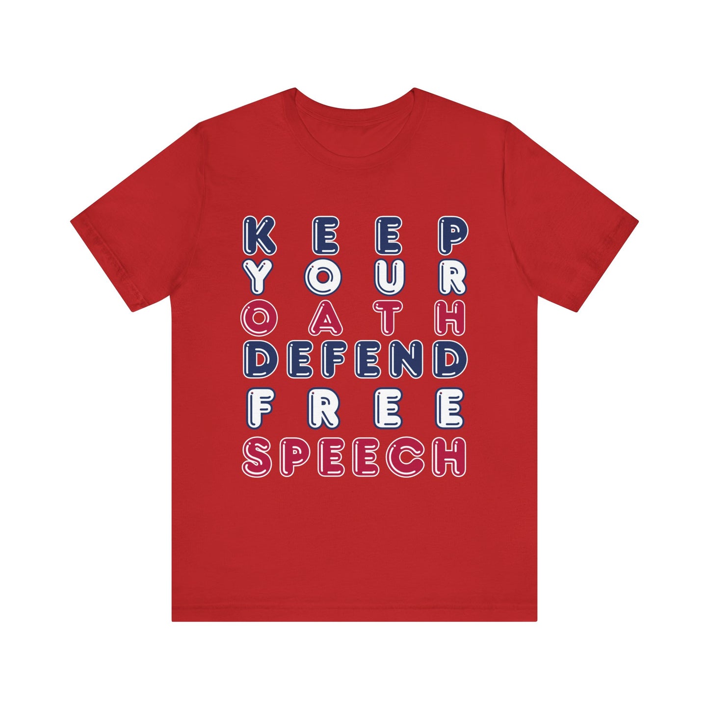 T-Shirt - Keep Your Oath, Defend Free Speech / Not A Foreign State