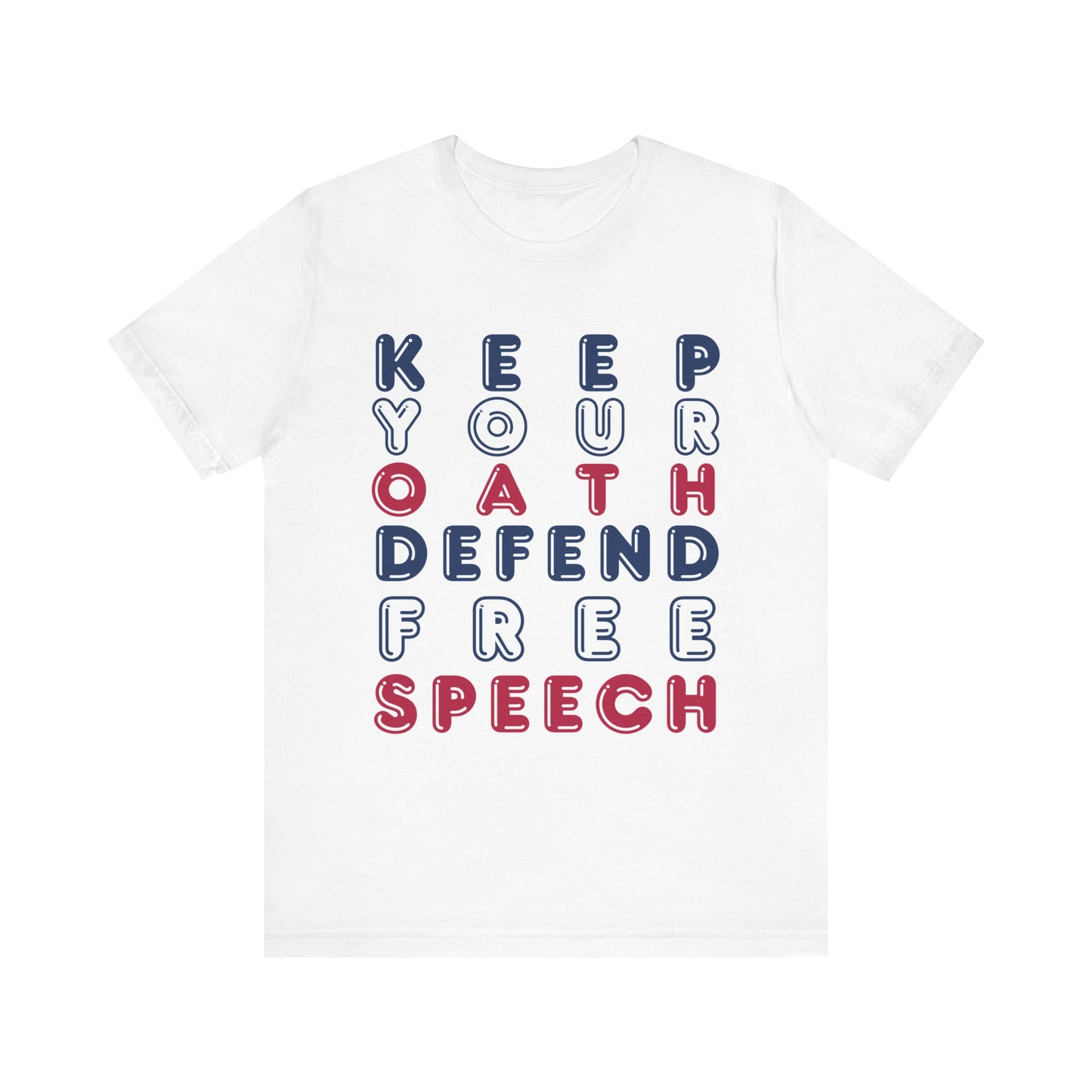 T-Shirt - Keep Your Oath, Defend Free Speech / Not A Foreign State