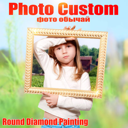 Mother's Day Gift - DIY Custom Photo 5D Diamond Painting Embroidery Rhinestones 5D Cross-stitch