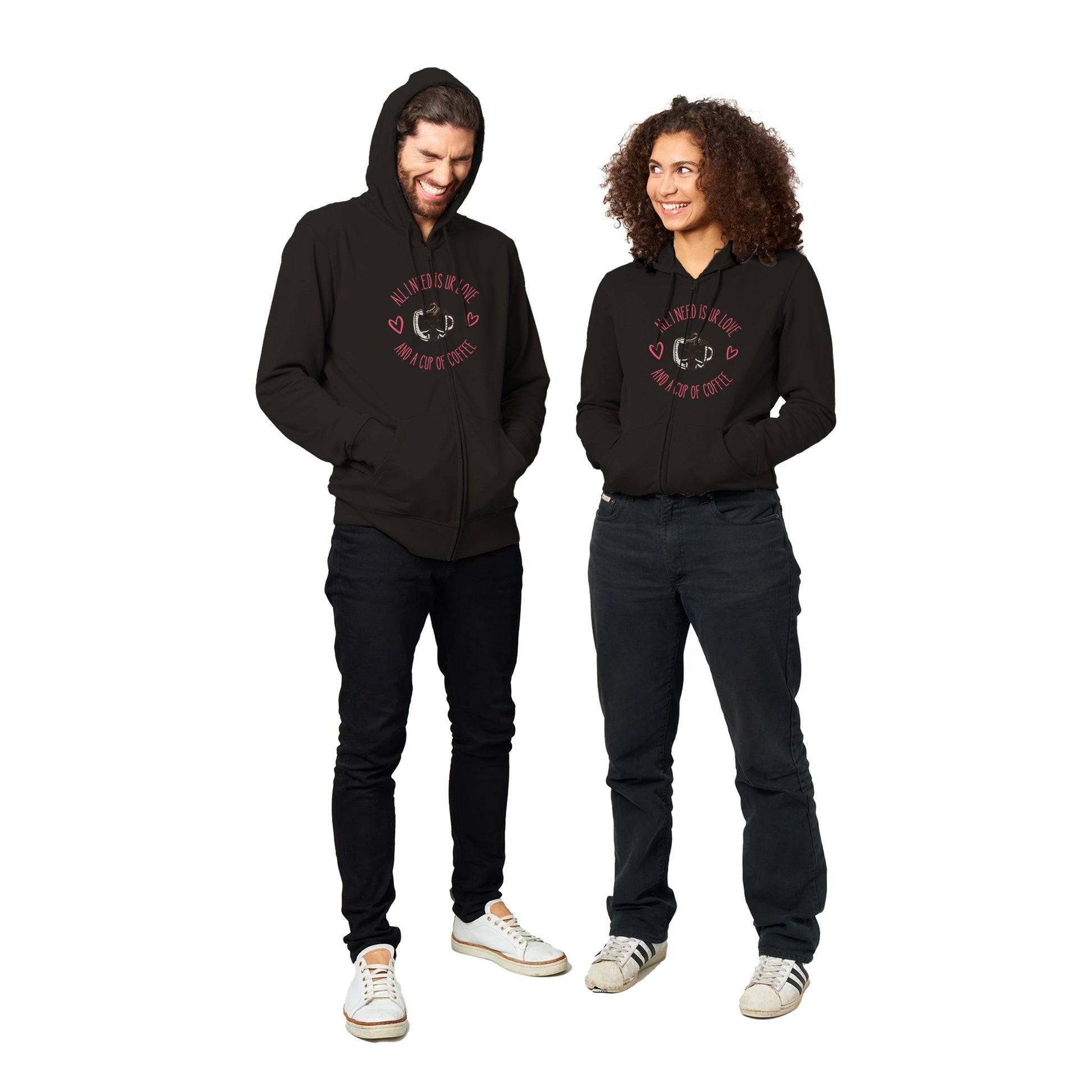 Organic Unisex Zip Hoodie