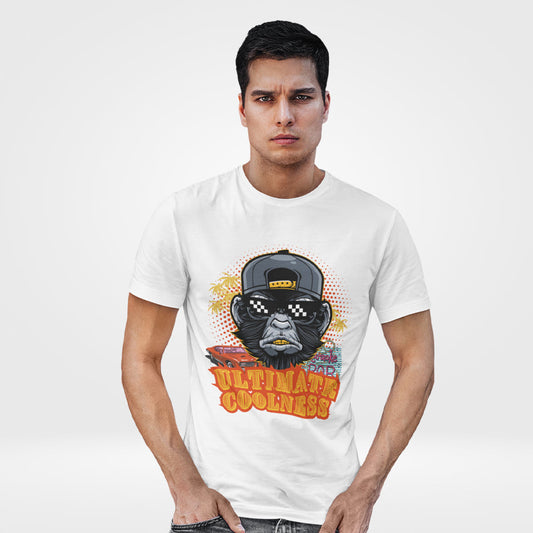 Ultimate Coolness Gorilla T-Shirt - Unleash Your Wild Side with Stylish Swagger