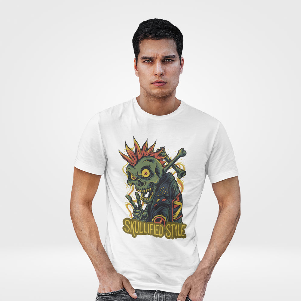 Skullified Style T-shirt - Edgy and Striking | Trendy Tee for Bold Fashion Enthusiasts