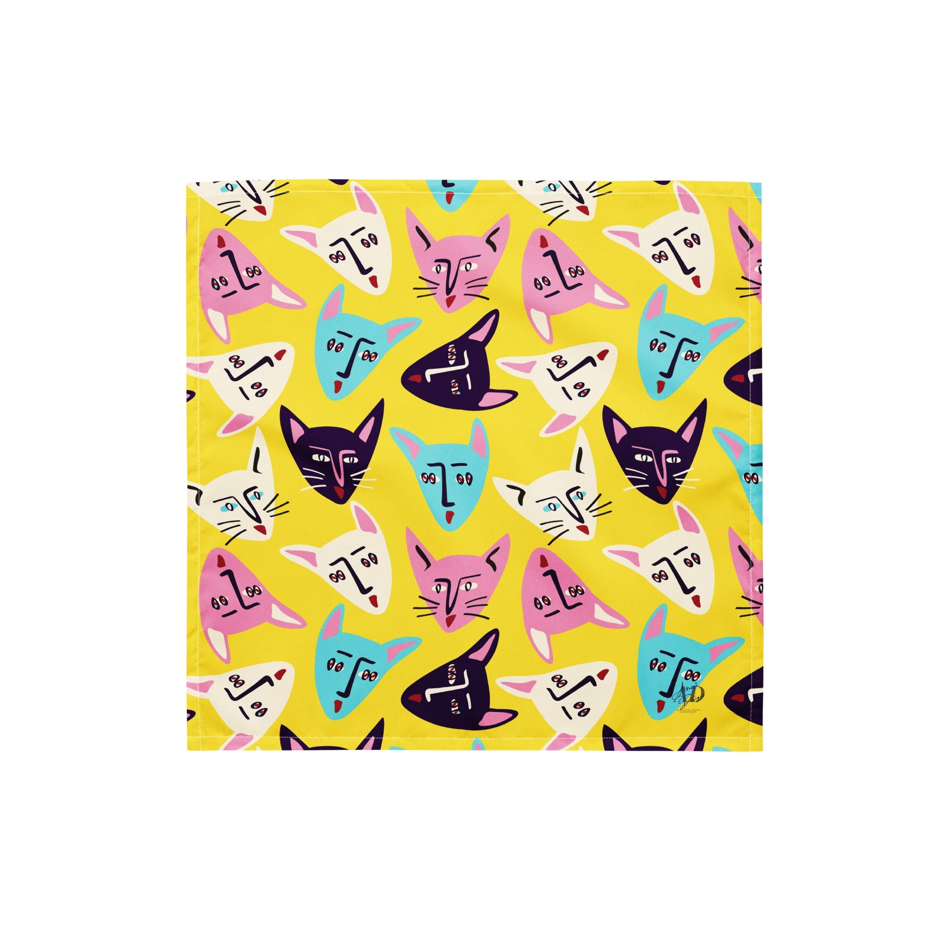 Colorful Cat Bandana - Stylish Scarf for Your Feline Fashionista