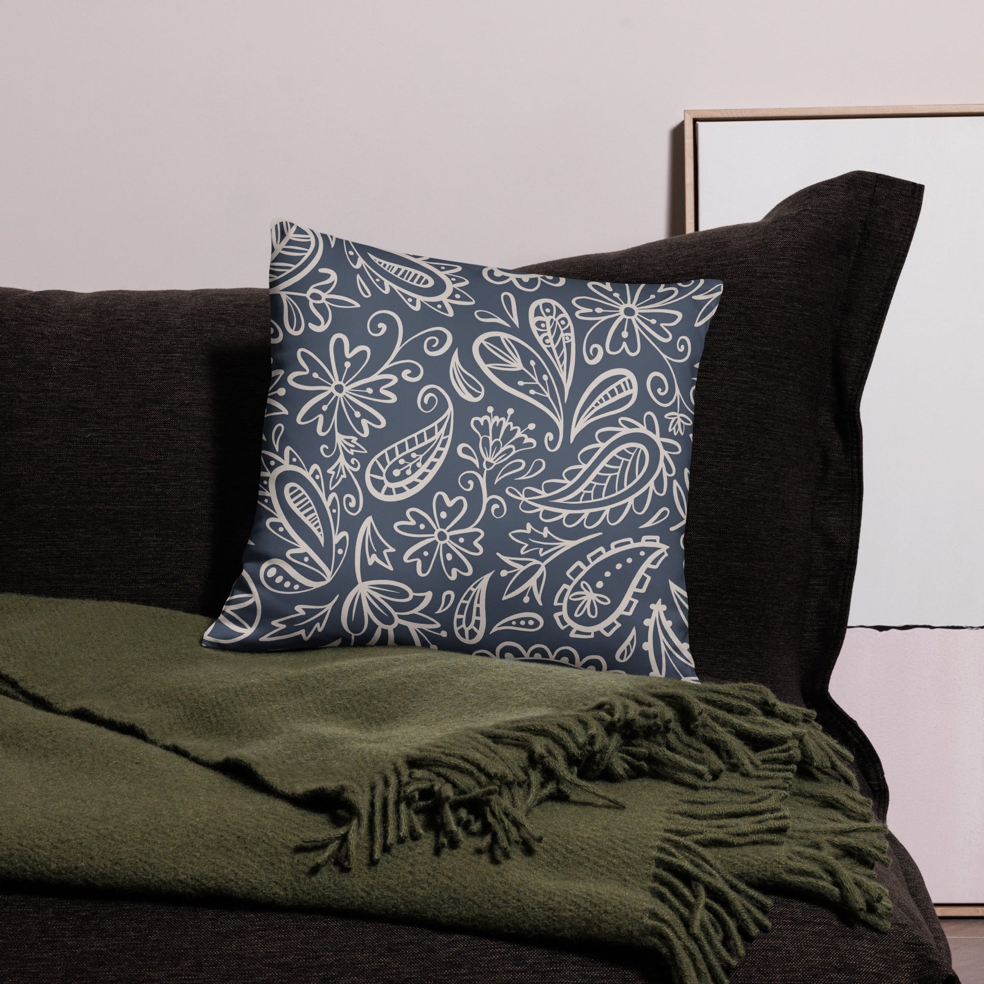 Elegant Flower Pillow - Timeless Floral Charm for Your Home