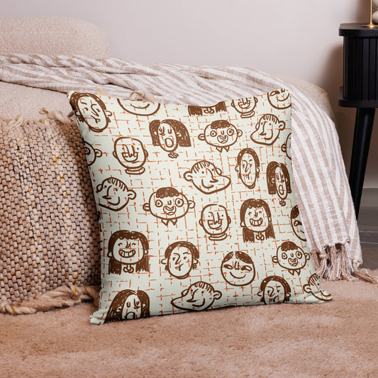 Cozy Cartoon Pillow - Fun and Comfortable Accent for Home Decor
