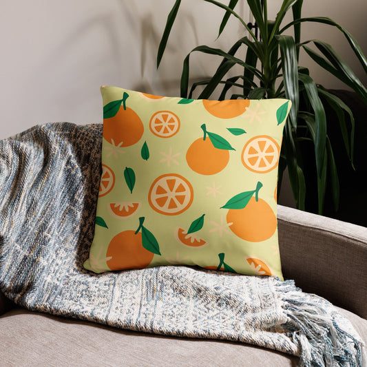 Vibrant Orange Pillow - Brighten Your Home with Stylish Comfort