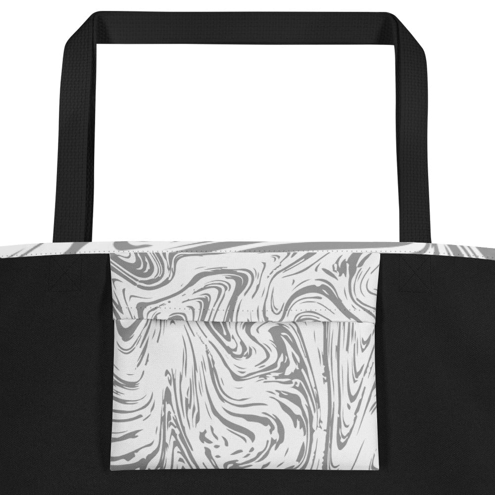 Elegant White Large Tote Bag - Timeless Style and Functionality in One