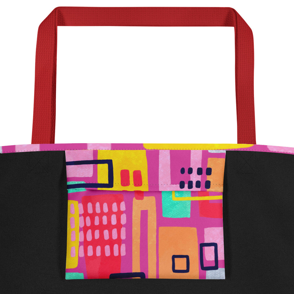 Cute Pattern Large Tote Bag - Your Quirky and Stylish Everyday Companion