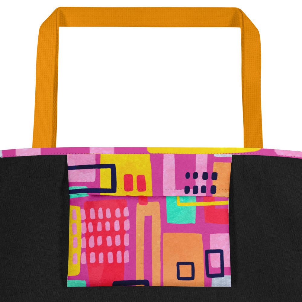 Cute Pattern Large Tote Bag - Your Quirky and Stylish Everyday Companion