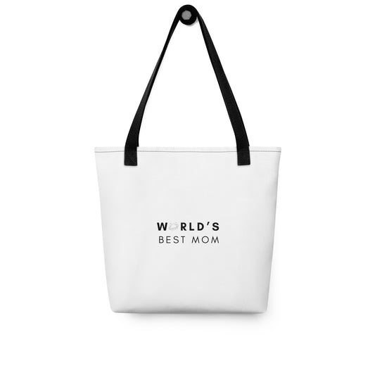 World's Best Mom - Elegant Tote Bag for Mom's Exceptional Style and Daily Convenience