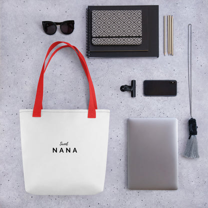 Sweet Nana - Lovely Tote Bag for Grandmothers' Endearing Style and Everyday Affection