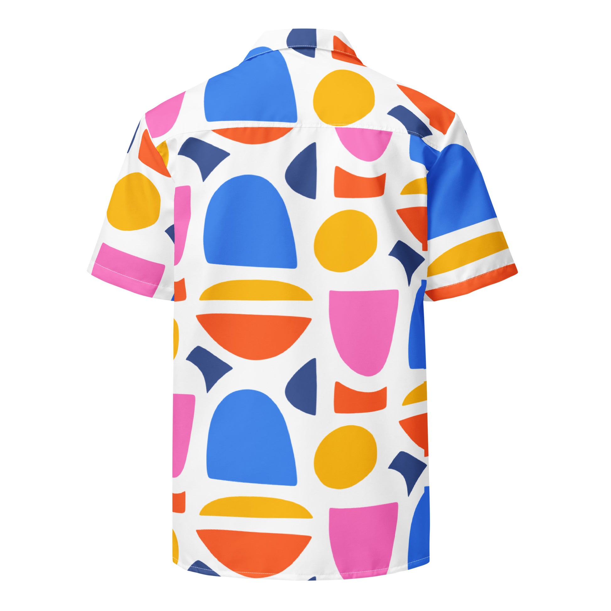 Vibrant Unisex Button Shirt - Infuse Your Wardrobe with Colorful Style