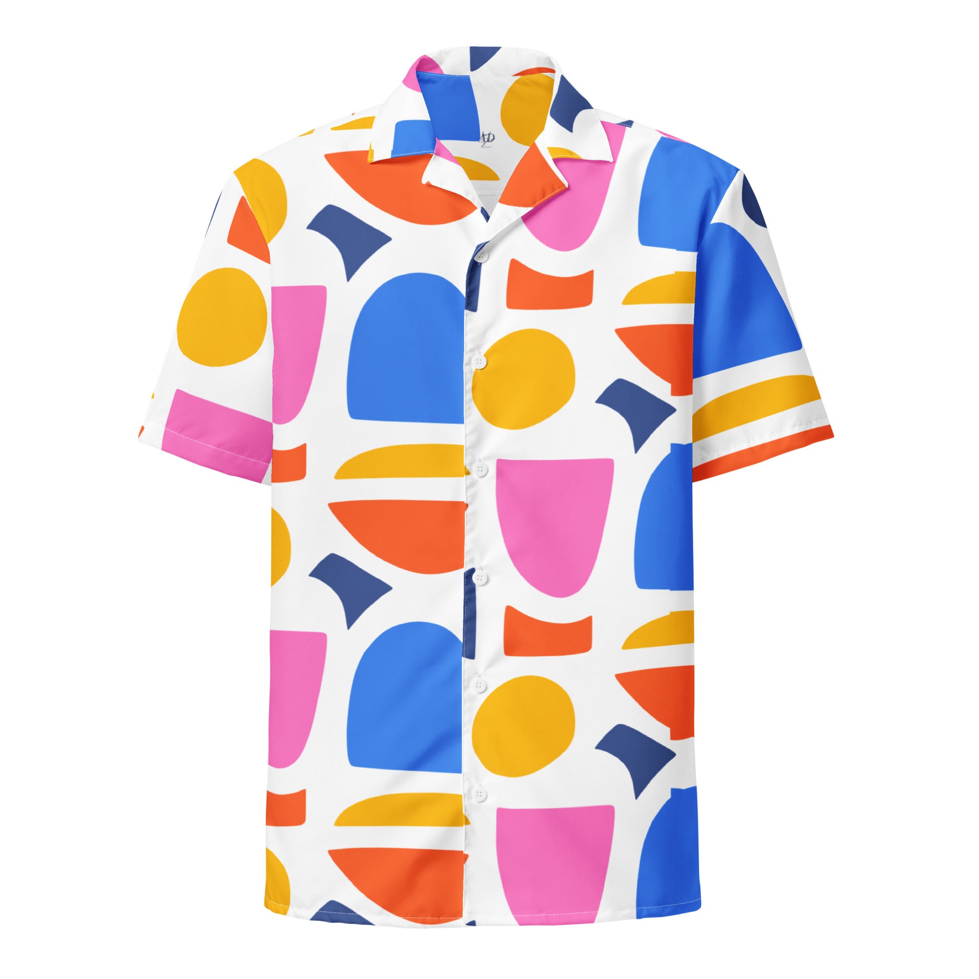 Vibrant Unisex Button Shirt - Infuse Your Wardrobe with Colorful Style