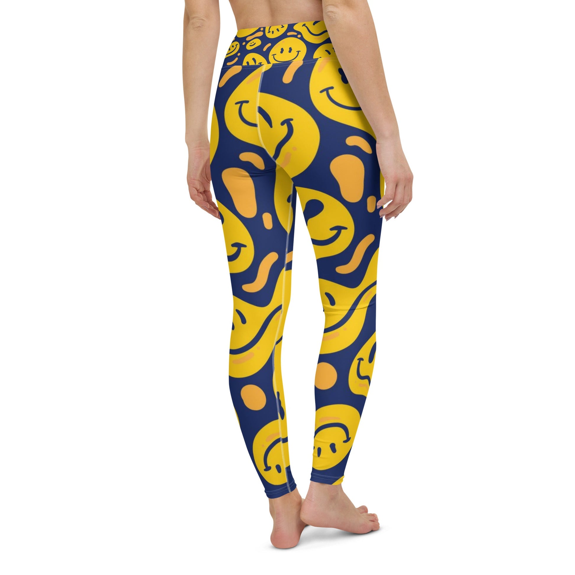 Smiley Yoga Leggings - Bring Joy to Your Practice