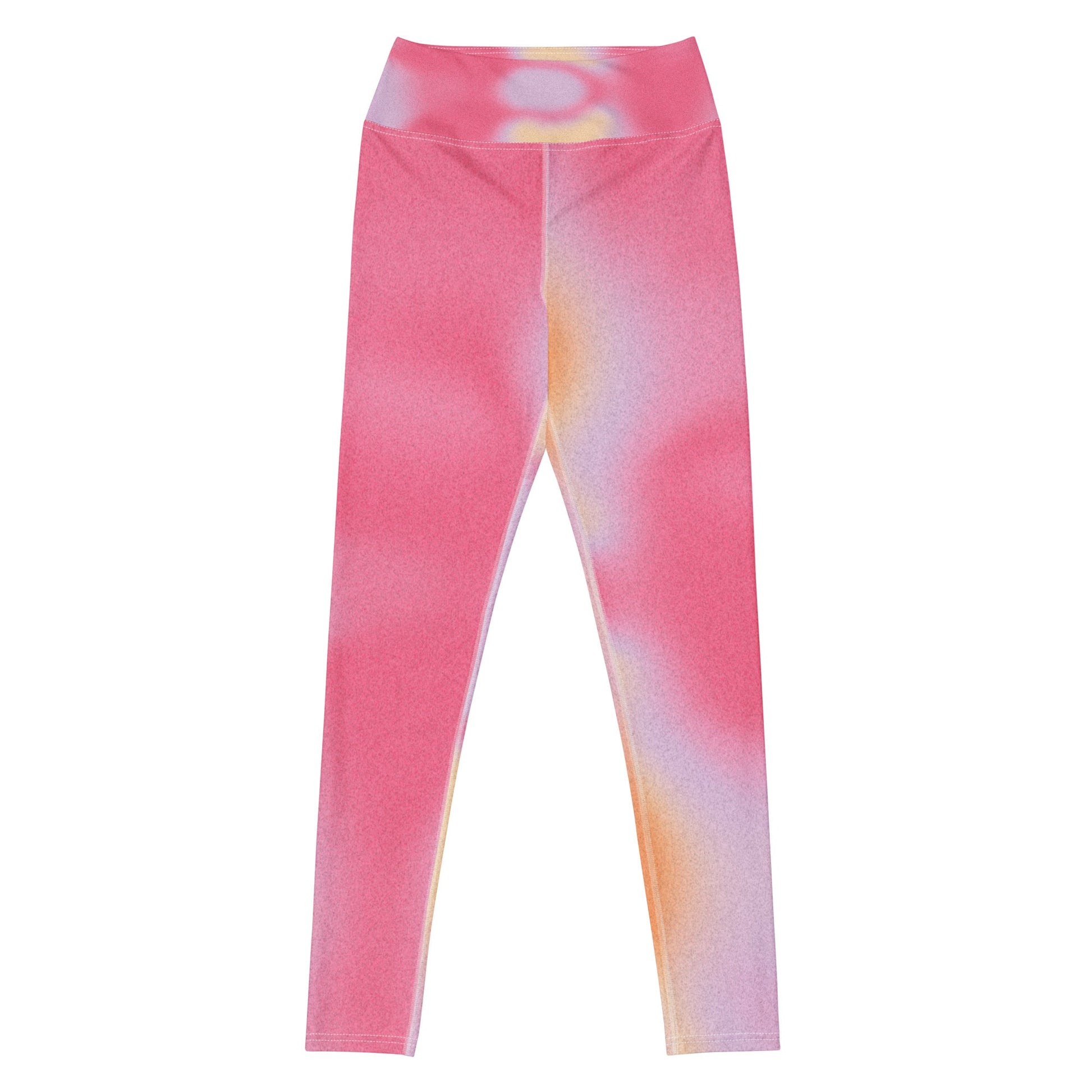 Pink Dye Yoga Leggings - Elevate Your Practice in Style