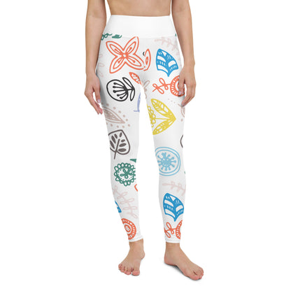 Leaf Yoga Leggings - Find Your Inner Harmony in Style