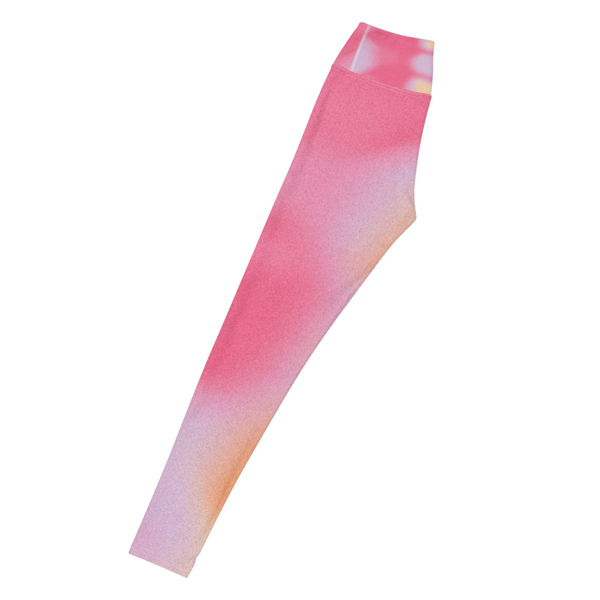 Pink Dye Yoga Leggings - Elevate Your Practice in Style