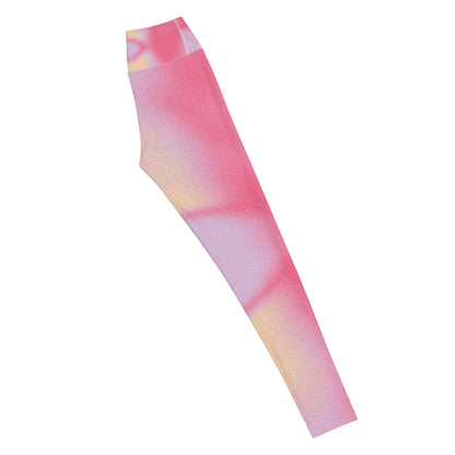 Pink Dye Yoga Leggings - Elevate Your Practice in Style