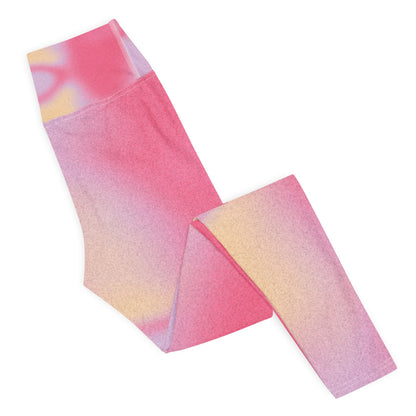 Pink Dye Yoga Leggings - Elevate Your Practice in Style