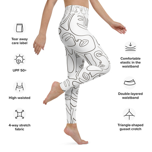 Minimal Aesthetic Yoga Leggings - Unparalleled Style and Comfort