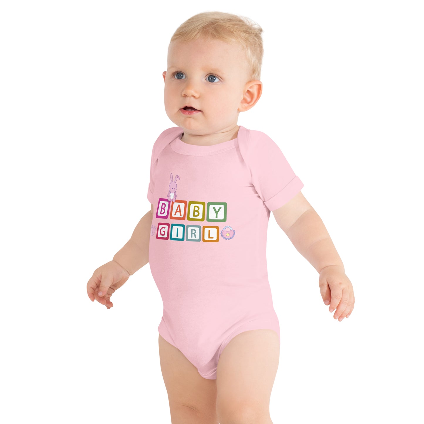 Sweet Baby Girl Short Sleeve One Piece - Soft Cotton, Easy Wear, Charming Designs