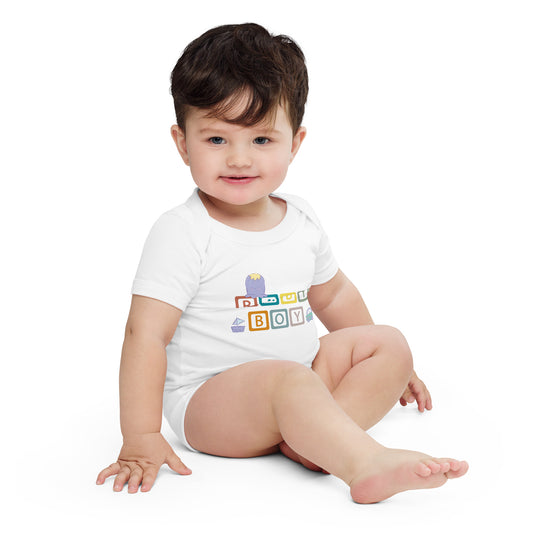 Adorable Baby Boy Short Sleeve One Piece - Soft Cotton, Easy Wear, Cute Designs