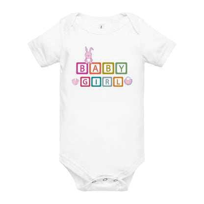 Sweet Baby Girl Short Sleeve One Piece - Soft Cotton, Easy Wear, Charming Designs