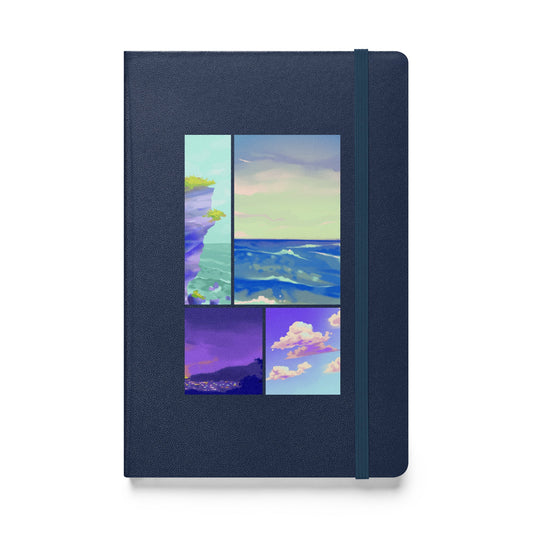 Minimal Scenery Hardcover Bound Notebook - Your Journey Awaits