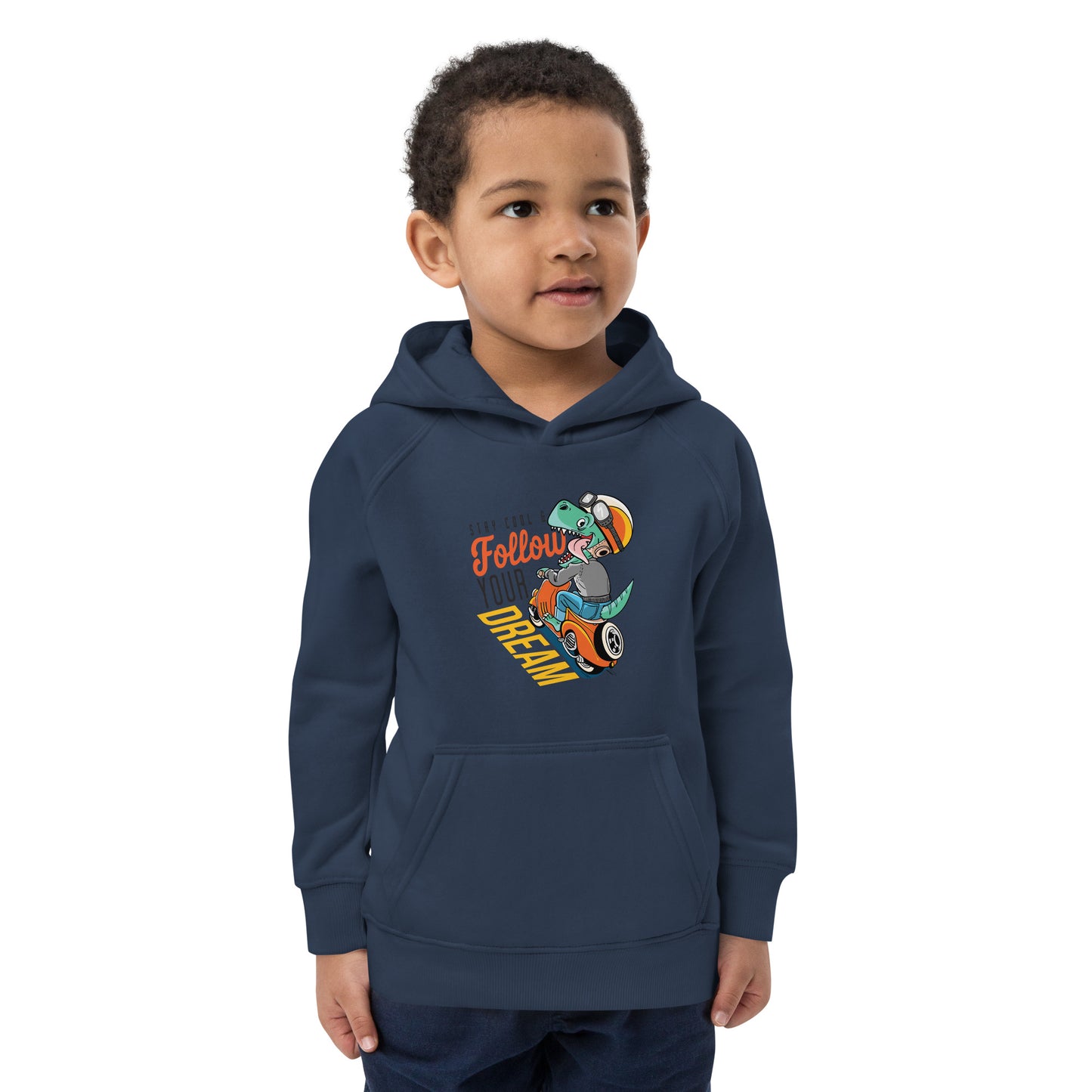 Follow Your Dream Kids Eco Hoodie - Inspiring Eco-Fashion