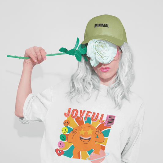 Unleash Joyful Vintage T-Shirt - Retro Charm & Modern Elegance