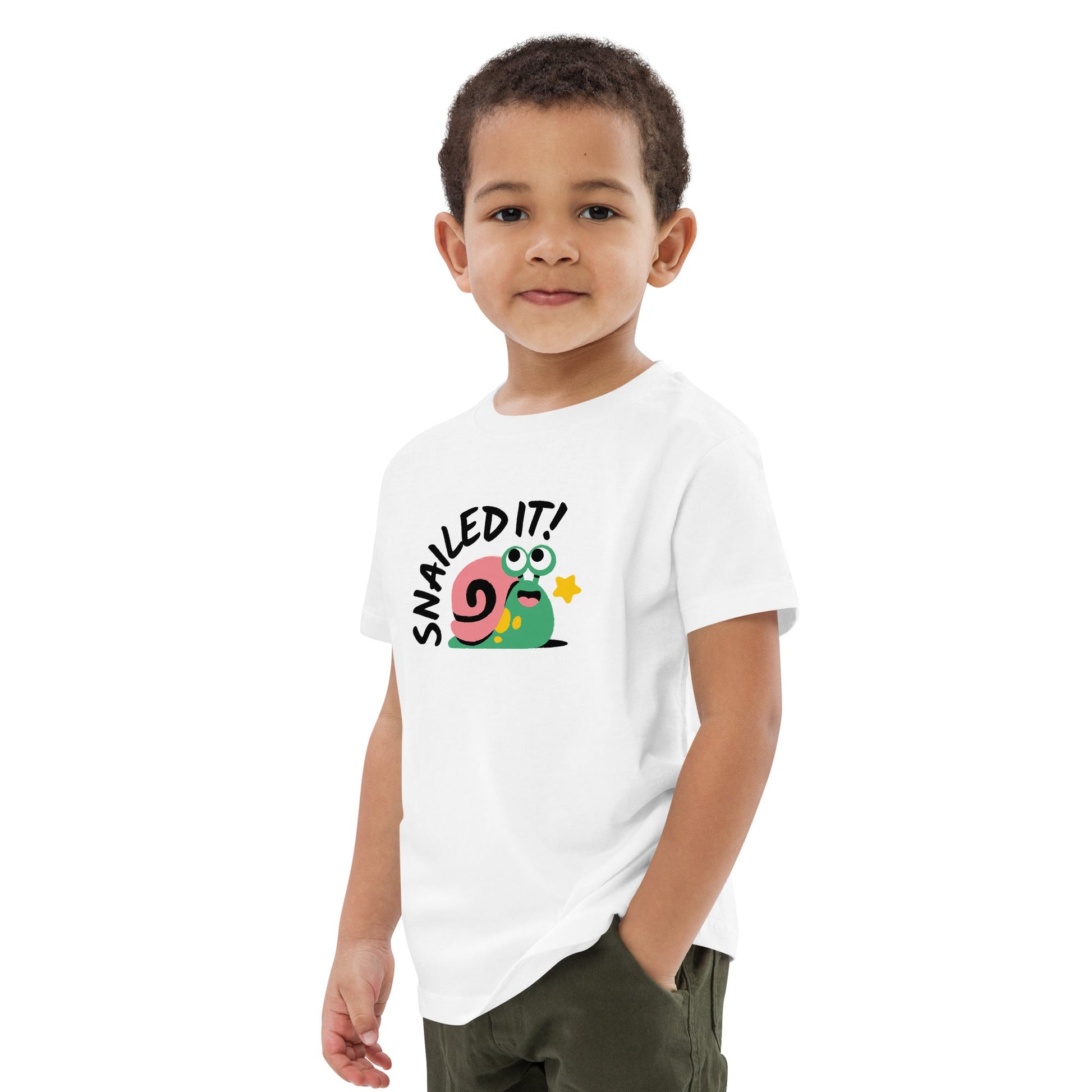 Snailed It Organic cotton kids t-shirt