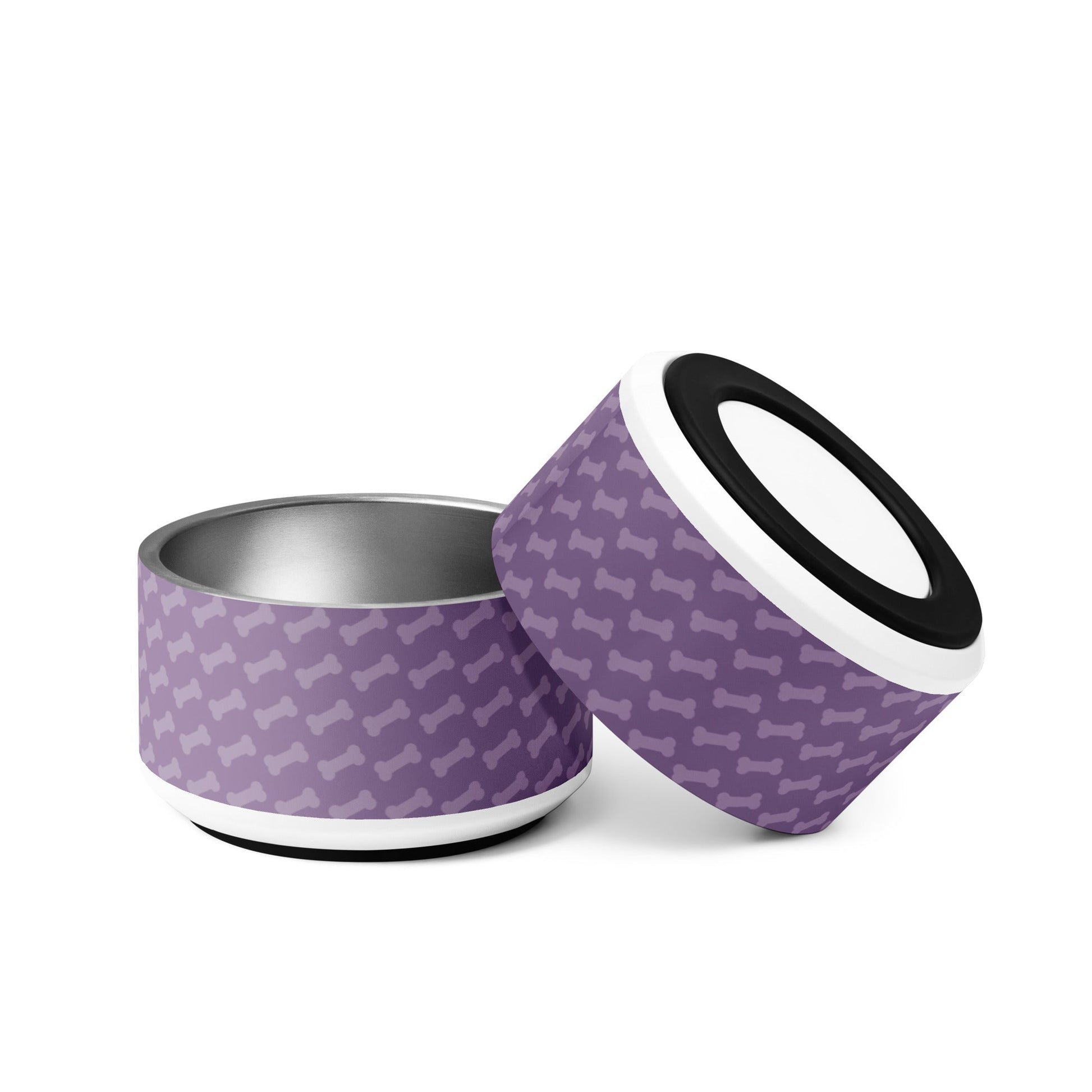 Purple Pet Bowl - Elegance and Functionality for Your Furry Friend