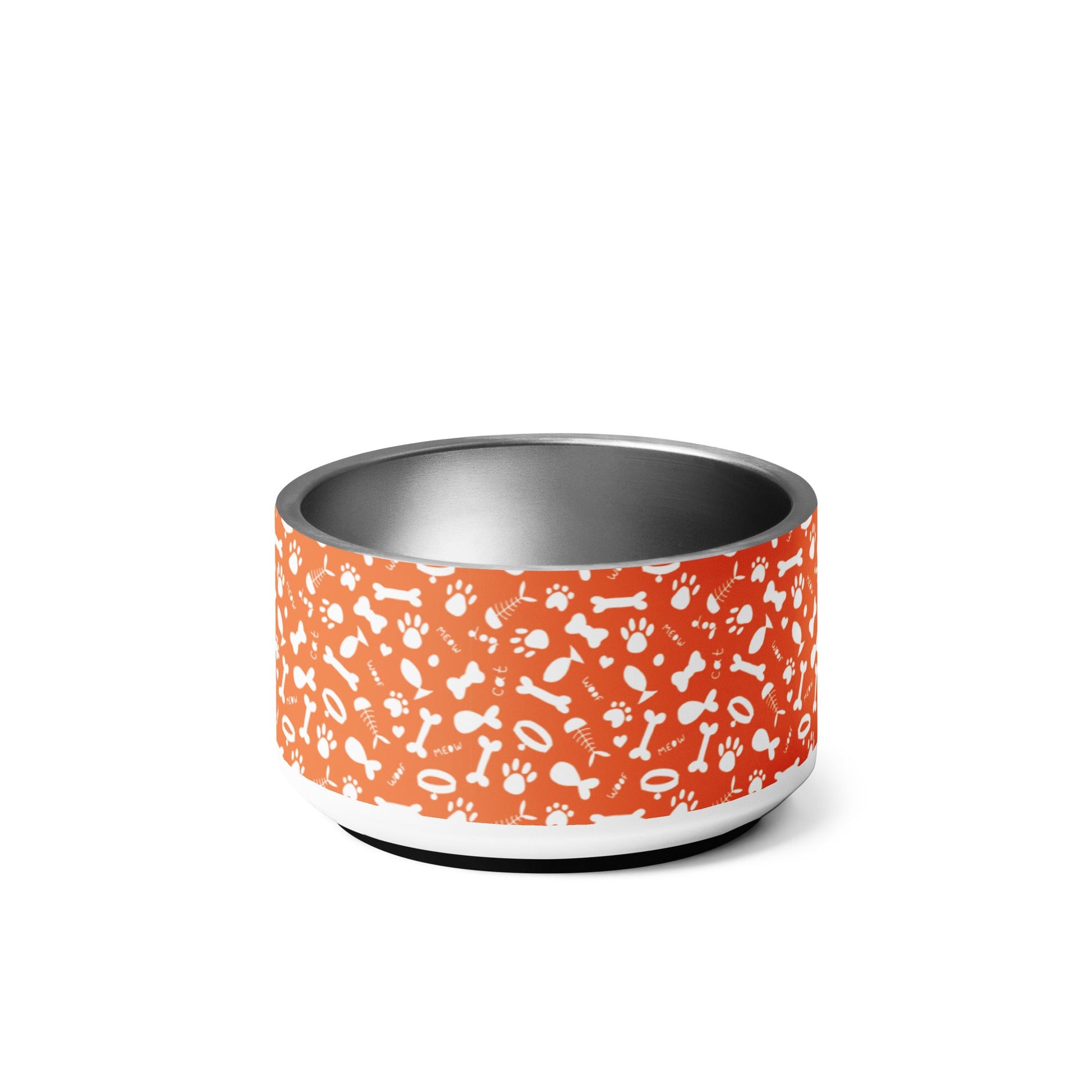 Orange Pet Bowl - Brighten Up Mealtime for Your Beloved Pet