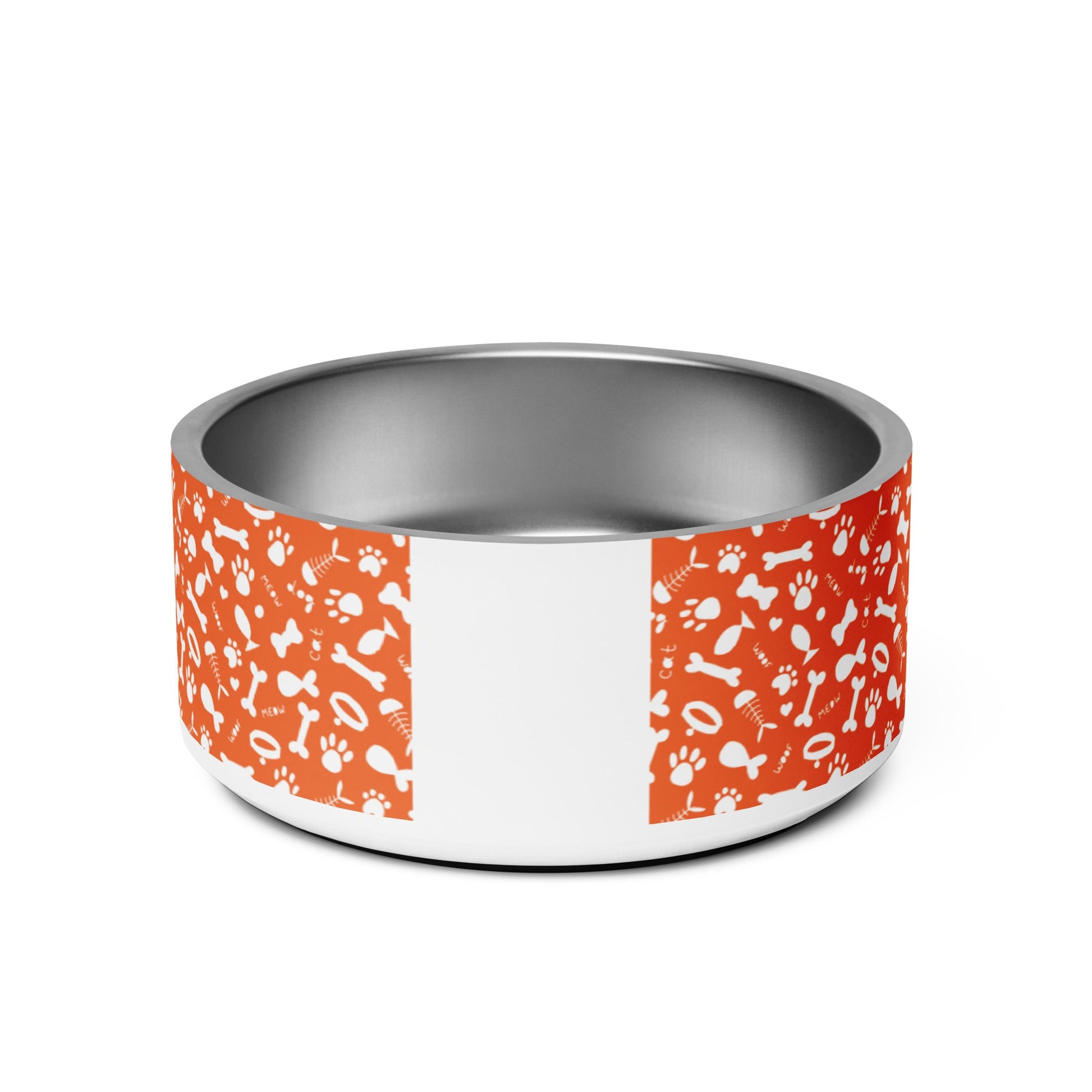 Orange Pet Bowl - Brighten Up Mealtime for Your Beloved Pet