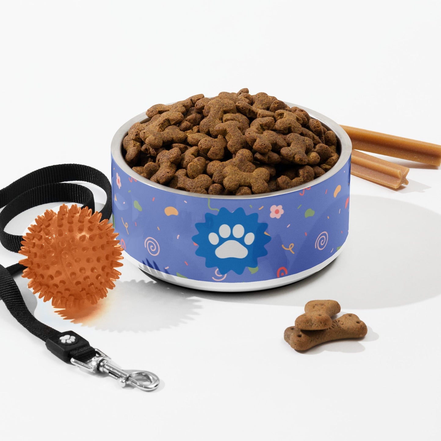 Blue Pet Bowl - Add a Splash of Color to Your Pet's Mealtime