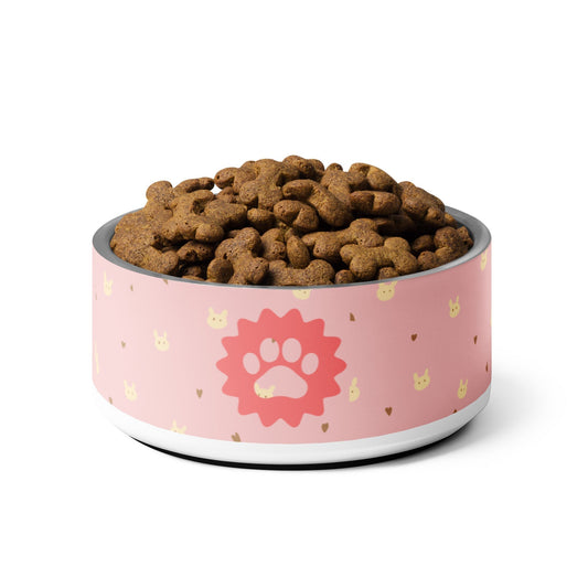 Pink Pet Bowl - Stylish and Functional Dining for Your Beloved Pet