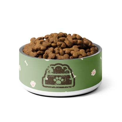 Green Pet Bowl - A Fresh Twist to Pet Dining