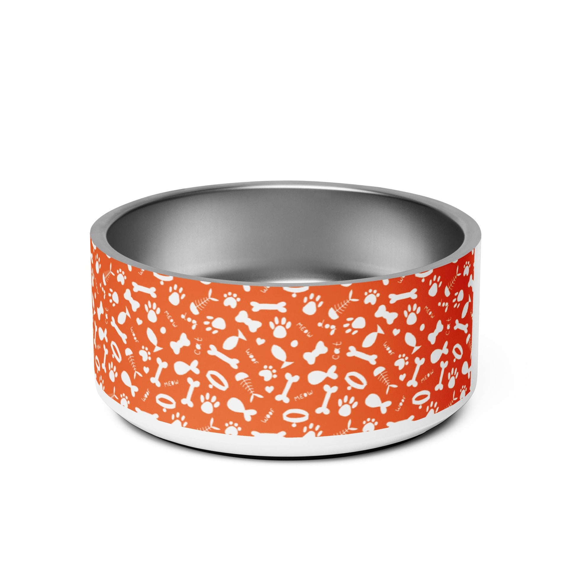 Orange Pet Bowl - Brighten Up Mealtime for Your Beloved Pet