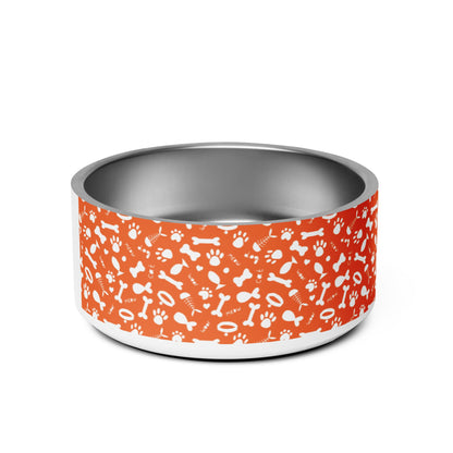 Orange Pet Bowl - Brighten Up Mealtime for Your Beloved Pet
