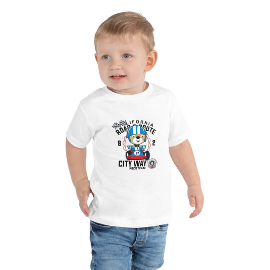 Car Racing Toddler Short Sleeve Tee - Start Your Engines