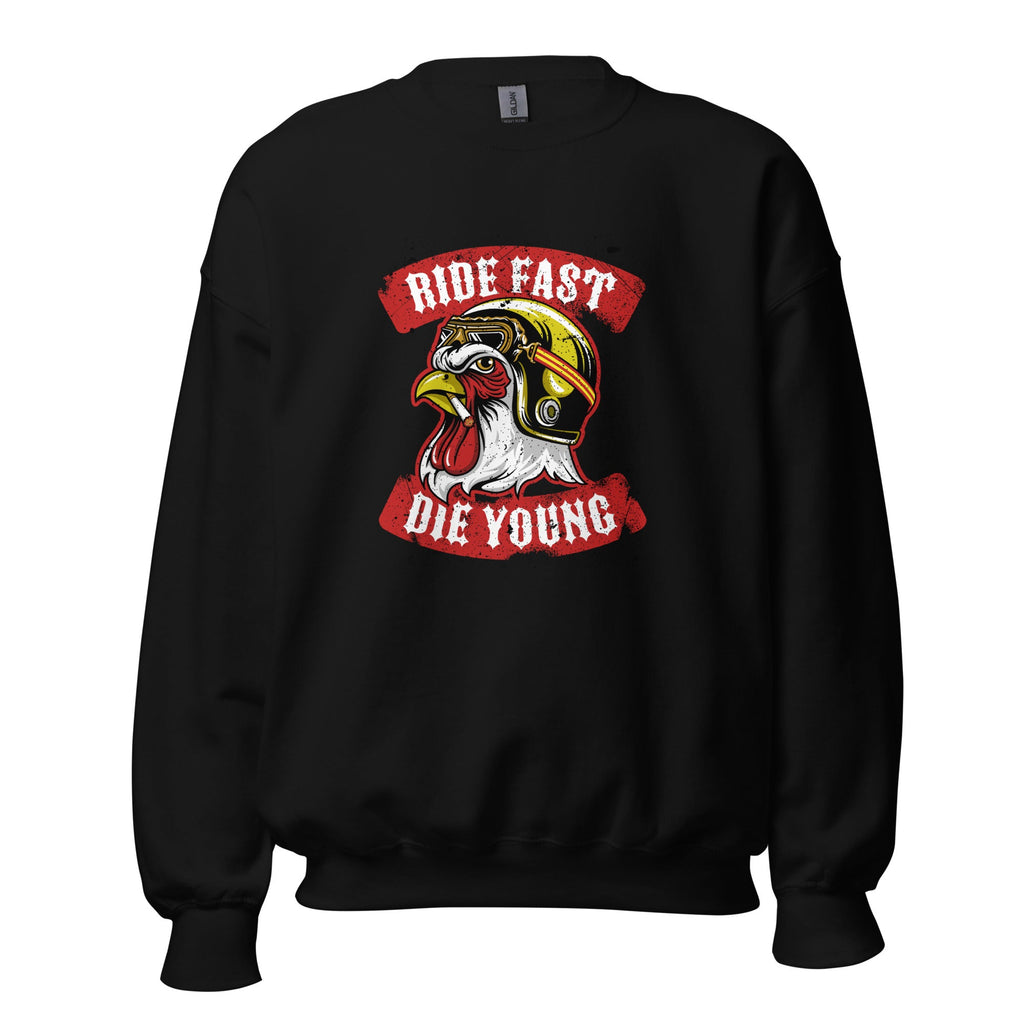 Ride Fast, Die Young Unisex Sweatshirt - Embrace the Thrill of Life
