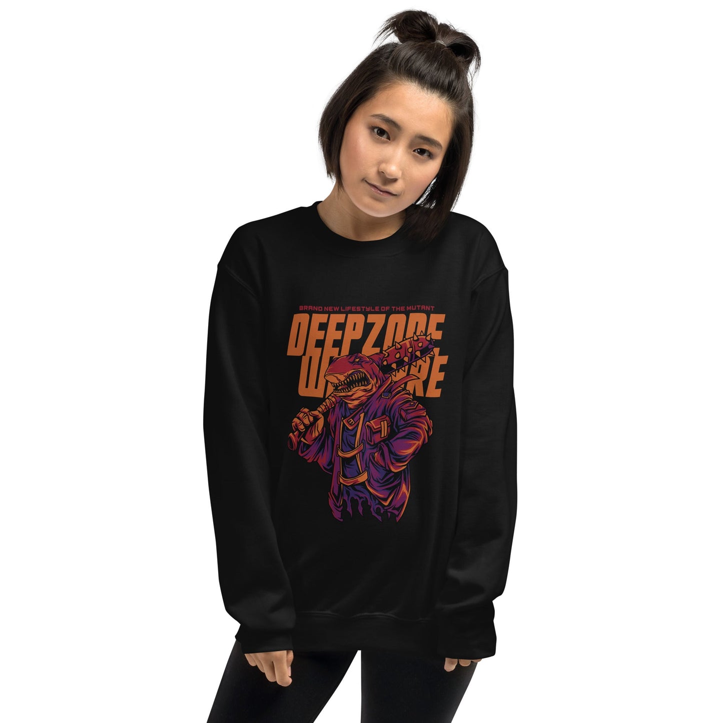 Deep Zone Shark Cool Unisex Sweatshirt - Dive into Style and Comfort