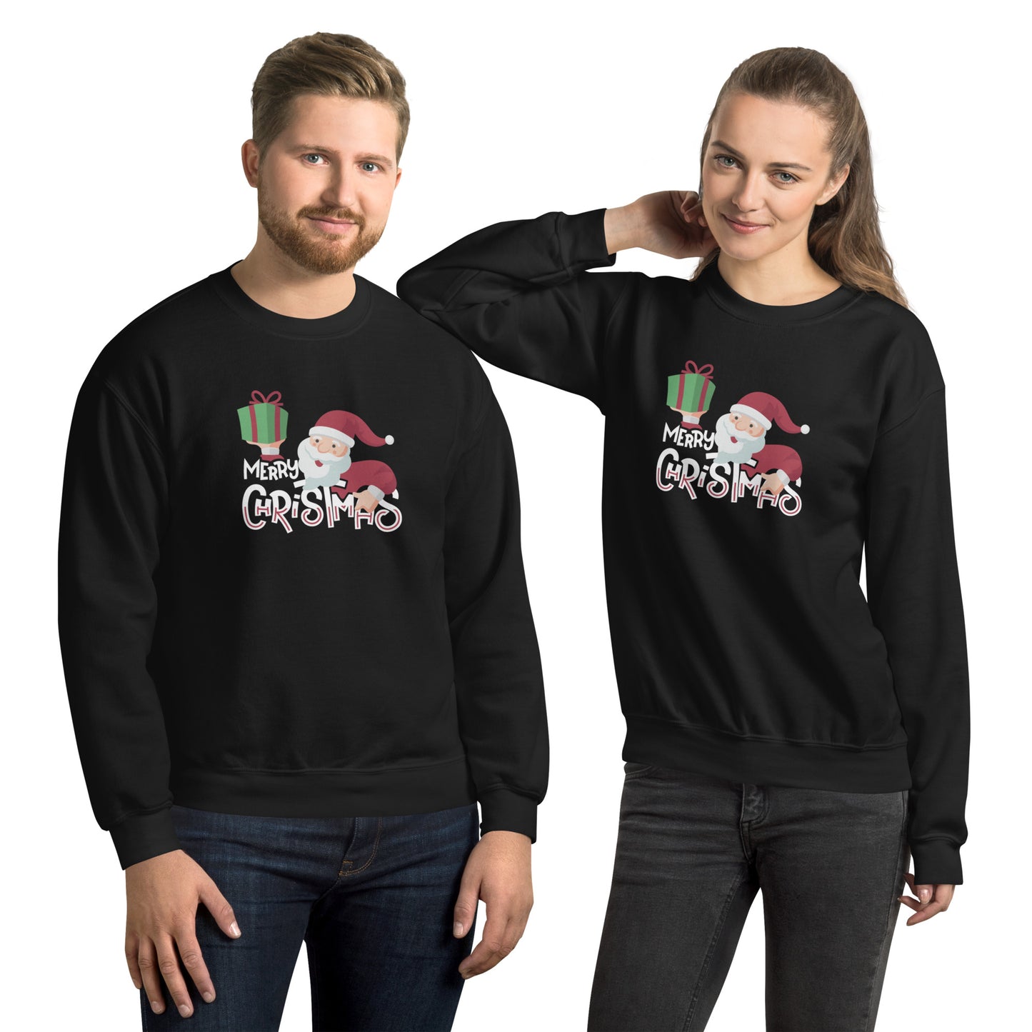 Merry Christmas Unisex Sweatshirt - Celebrate the Season in Style | Festive Comfort, Warmth, and Joyful Elegance