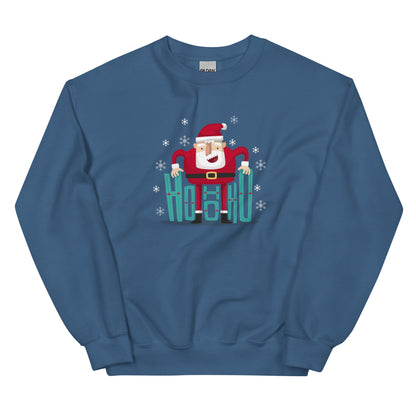 HoHo Santa Unisex Sweatshirt - Jolly Comfort for a Merry Christmas | Festive Warmth, Style, and Seasonal Delight