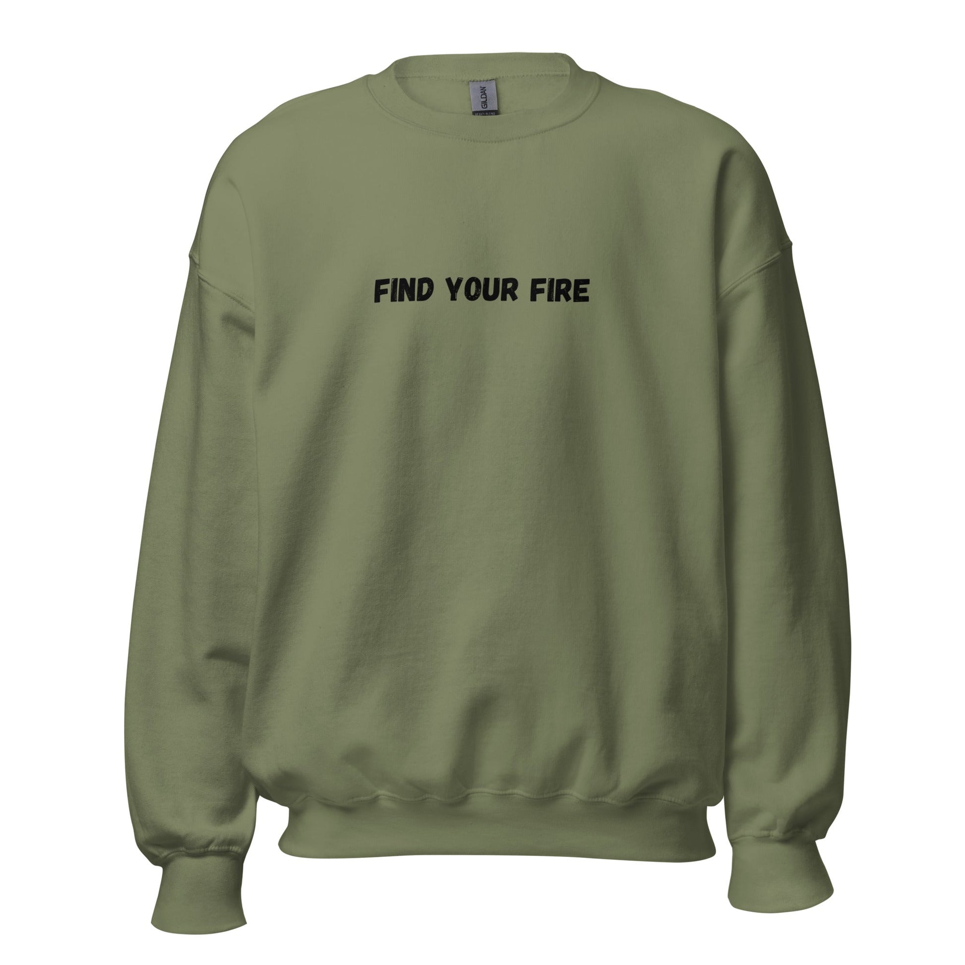 Find Your Fire Minimal Unisex Sweatshirt - Ignite Your Style and Comfort