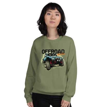 Off-Road Truck Unisex Sweater - Adventure Awaits in Style