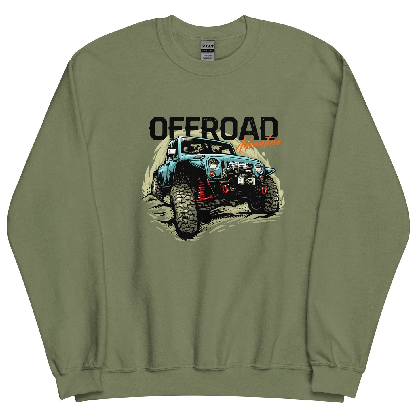 Off-Road Truck Unisex Sweater - Adventure Awaits in Style