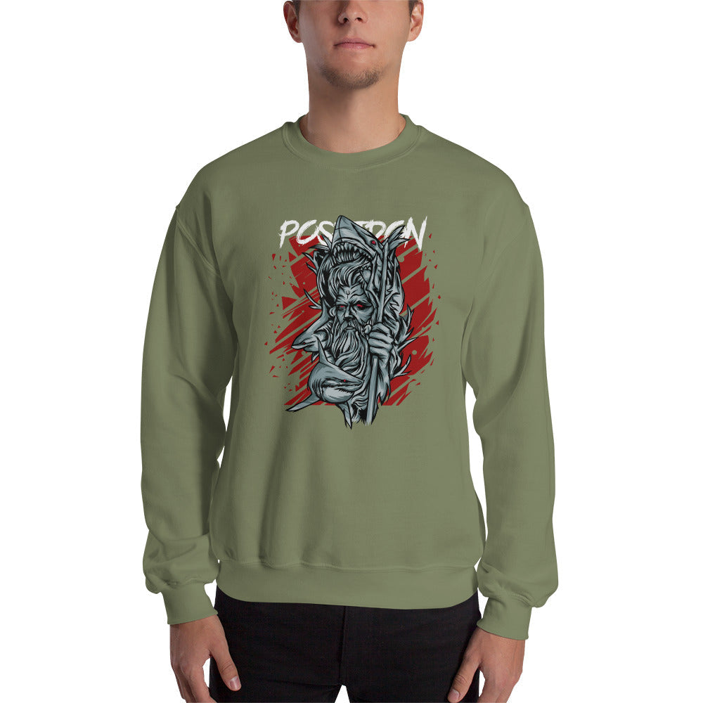 Poseidon Unisex Sweater - Channel the Power of the Sea