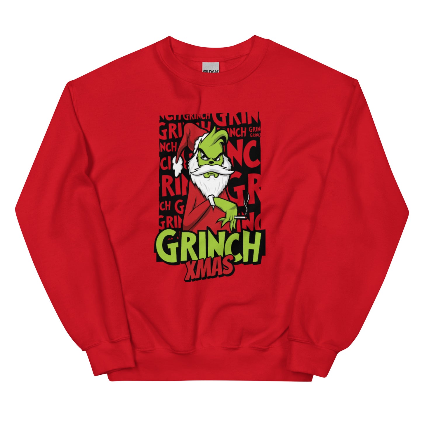 Grinch Xmas Unisex Sweatshirt - Embrace Your Inner Grinch with Festive Comfort | Holiday Cheer, Warmth, and Whimsy