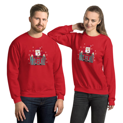 HoHo Santa Unisex Sweatshirt - Jolly Comfort for a Merry Christmas | Festive Warmth, Style, and Seasonal Delight